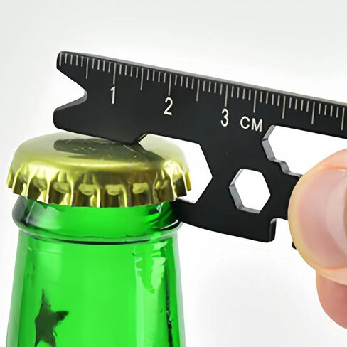 Multitool, Pocket Size, Stainless Steel Multi-functional Mini Wrench Tool Card with Creative Bottle Opener Wrench, Outdoor Portable EDC Tool in Saudi Arabia