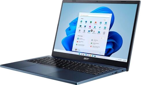 Acer Aspire 3 15.6 "" Full HD IPS Touch Display Captop | AMD Ryzen 5 7520U (Beat I7-1165G7) | 8GB RAM DDR5 | 512GB SSD | AMD Radeon Graphics | Windows 11 Home | حزمة مع محور USB 3.0 ، الأزرق in Saudi Arabia