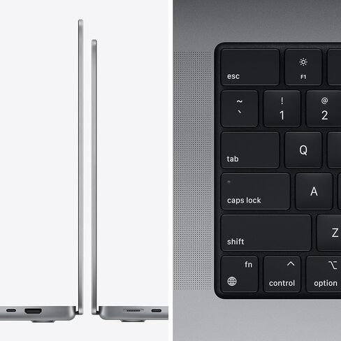 Apple 2021 MacBook Pro M1 Max, 14-inch, 32GB RAM, 2TB SSD, Silver (Renewed) in Kuwait
