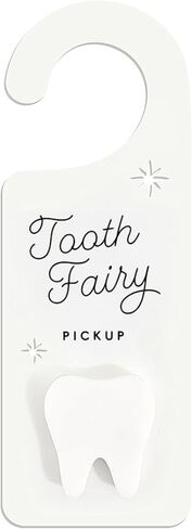 Tooth Fairy Door Hanger with Money Holder Tooth Fairy Pick up Box Gift for Kids Room Decor in Kuwait