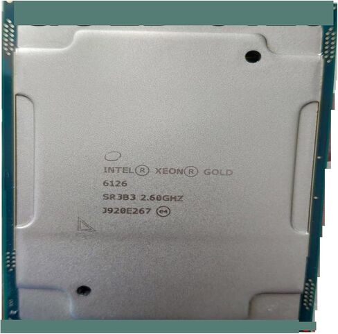 Xeon Gold 6126 SR3B3 Gold6126 Processor 19.25M Cache 2.60GHz 12-CORES 125W LGA3647 CPU in Saudi Arabia