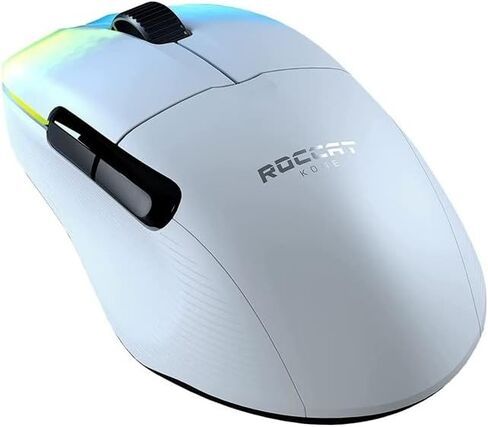 ROCCAT KONE PRO AIR-MOUSE اللاسلكي الأداء البصري المريح ، أبيض ، (ROC-11-415-02) (متجدد) in Kuwait