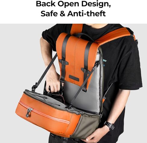 K&F Concept Camera Backpack 20L ، حالة الكاميرا الرقمية ، حقيبة الكاميرا الواقية in Kuwait