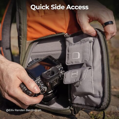 K&F Concept Camera Backpack 20L ، حالة الكاميرا الرقمية ، حقيبة الكاميرا الواقية in Kuwait