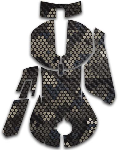 Mayyskins Carbon Carbon Confiber Tinciptived مع منافس الفولاذ 5 ألعاب الماوس - نقاط Camo | واقي ، دائم من ألياف الكربون المحكم | من السهل تطبيق وتغيير الأنماط | صنع في الولايات المتحدة in Saudi Arabia
