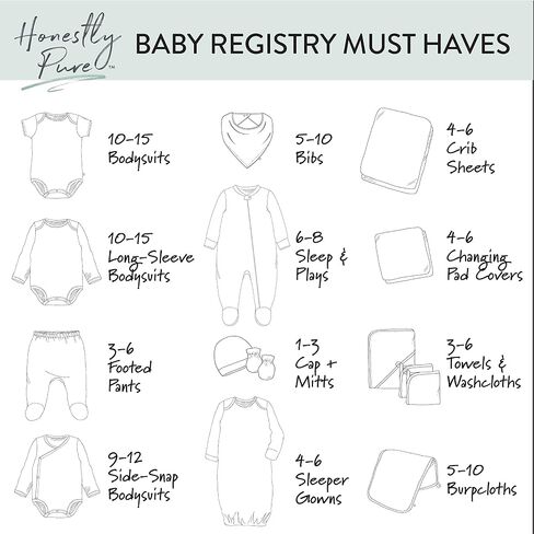HonestBaby 3-pack Long Sleeve Side-snap Kimono Bodysuits Organic Cotton for Infant Baby Boys, Girls, Unisex, Zanzibar Zebra, Newborn in Saudi Arabia