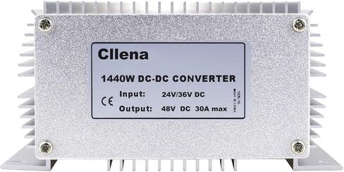 Cllena مقاومة للماء DC/DC 24V 36V إلى 48V Boost Converter 30A 1440W UP UP الجهد منظم وحدة الطاقة المحول لجهد الطاقة (المدخلات 20V-42V) in Kuwait
