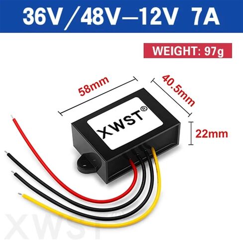 DC DC 36V 48V إلى 12V 1A إلى 70A ، تنطلق محول الطاقة 36 48 فولت إلى 12 فولت جهد منظم (70A الألومنيوم) in Kuwait