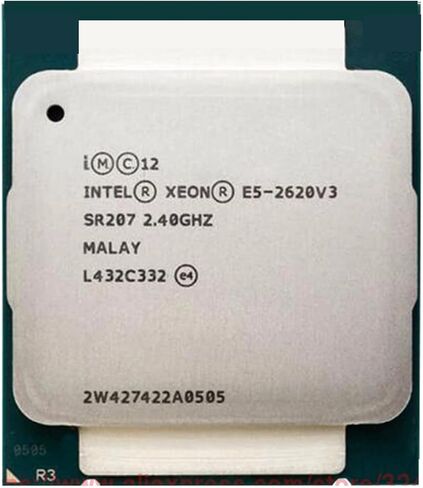 Xeon CPU E5-2620V3 SR207 2.40GHz 6-Cores 15M LGA2011-3 E5-2620 V3 Processor E5 2620V3 2620 in Saudi Arabia