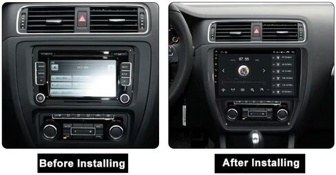 Android 13 Car Radio Stereo for VW Sagitar Jetta Bora 2012-2016,Biorunn 10.1 Inch Octa Core GPS Navi Wireless Wired Car-Play Android Auto Upgrade Dash Kit IPS FM AM RDS DSP,8GB RAM 256GB ROM in Kuwait