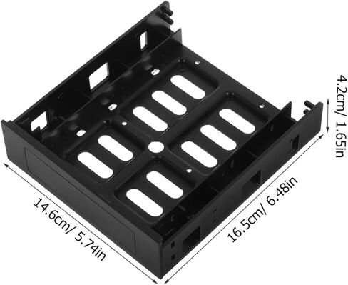 jojofuny HDD Case Cages Bracket Internal Hard Disk Drive Mounting Cage for 3.5/2.5 Inch HDD in Kuwait