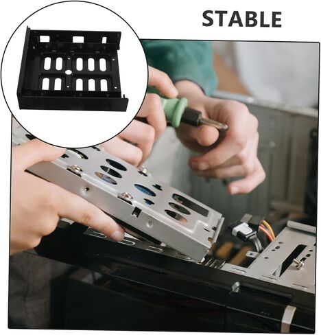 jojofuny HDD Case Cages Bracket Internal Hard Disk Drive Mounting Cage for 3.5/2.5 Inch HDD in Kuwait