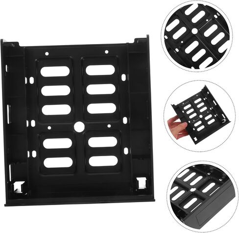 jojofuny HDD Case Cages Bracket Internal Hard Disk Drive Mounting Cage for 3.5/2.5 Inch HDD in Kuwait