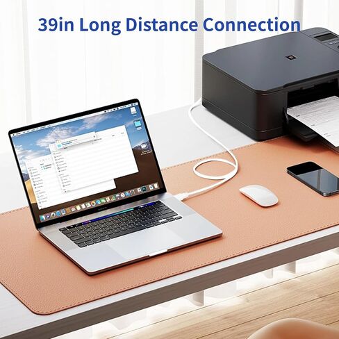 كابل USB 3.0 ، （4 عبوات/3.3 قدم） USB-A إلى كابل USB-B 3.0 ، 5 جيجابت في الثانية عالي السرعة ، أبيض (أبيض) in Kuwait