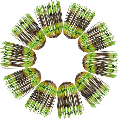10pcs تنانير تصفرة السيليكون مع رقائق اللؤلؤ 88 خيوط تنانير spinnerbait ل bass صيد الأسماك spinnerbait باس buzzbait spoon blade تنانير بديل in Kuwait