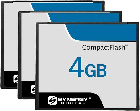 Synergy Digital 4GB Compact Flash Memory Cards, Compatible with Sony DSLR-A850 Digital Camera - 30MB/s - Pack of 3 in Saudi Arabia