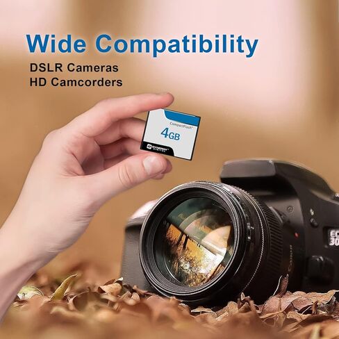Synergy Digital 4GB Compact Flash Memory Cards, Compatible with Sony DSLR-A850 Digital Camera - 30MB/s - Pack of 3 in Saudi Arabia