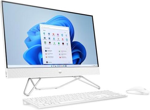HP 24 23.8 "شاشة تعمل باللمس FHD Business All-in-One Computer ، Intel Pentium Silver J5040 ، 16GB DDR4 RAM ، 1TB PCIe SSD ، WiFi 6 ، Bluetooth 5.2 ، لوحة المفاتيح والماوس ، الأبيض ، Windows 11 Pro in Saudi Arabia