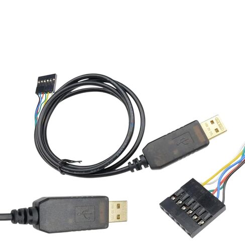 الأصلي FT232 خط التنزيل 1M كابل 6PIN FTDI FT232RL USAB إلى RS232 محول الأسلاك التسلسلية لذراع AVR in Kuwait