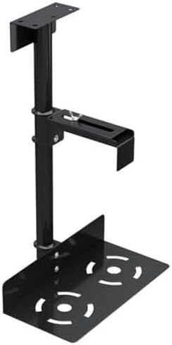 Adjustable CPU Stand & Wall Mount Holder for PC Tower - Space-Saving Under Desk Computer Case Support for Home & Office - Ergonomic Design & Easy Installation in Saudi Arabia