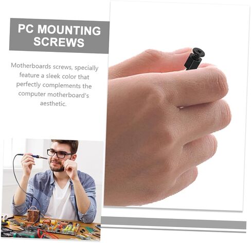 Nuobesty 8pcs تصاعد مسامير الكمبيوتر كمبيوتر Motherboard Kit Procks لتركيب SSD آمن متوافق مع مختلف اللوحات الأم in Saudi Arabia