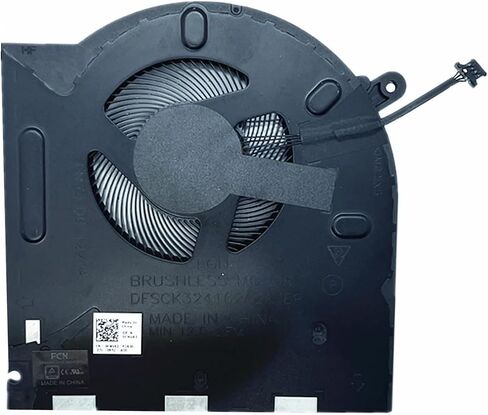 استبدال وحدة المعالجة المركزية+مروحة تبريد GPU لـ M17 R3 M17 R4 P45E 0H5TYJ 0CNV63 FM7J FM7H DC28000ROSL EG50061S1-1C010-S9 (زوجين مروحة) in Saudi Arabia