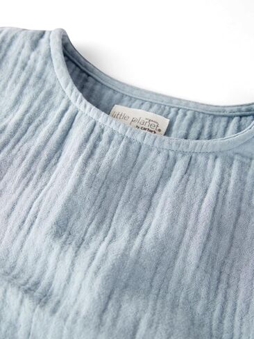 little planet by carter's baby-girls Baby & Toddler Girls' Organic Cotton Dress, Blue, 18 Months in Saudi Arabia