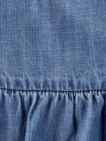 little planet by carter's baby-girls Baby & Toddler Girls' Organic Cotton Dress, Blue, 18 Months in Saudi Arabia