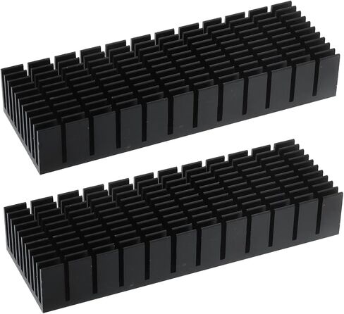 Cool Fins, Aluminum Heat Pistons Good Heat Discharge 2PCs for CPU for Electronic Components (With back glue) in Saudi Arabia