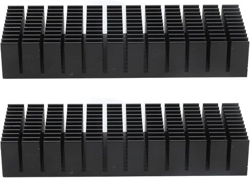 Cool Fins, Aluminum Heat Pistons Good Heat Discharge 2PCs for CPU for Electronic Components (With back glue) in Saudi Arabia