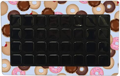 Mayyskins الجلد متوافق مع Elgato Stream Deck XL - Donut Binge | غلاف الالتفاف الواقي ، الدائم ، والفريد من نوعه | من السهل تطبيق الأنماط وإزالتها وتغييرها | صنع في الولايات المتحدة in Saudi Arabia