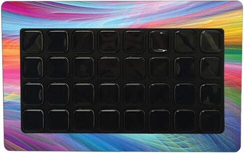 MightySkins Skin Compatible with Elgato Stream Deck XL - Rainbow Waves | Protective, Durable, and Unique Vinyl Decal wrap Cover | Easy to Apply, Remove, and Change Styles | Made in The USA in Saudi Arabia