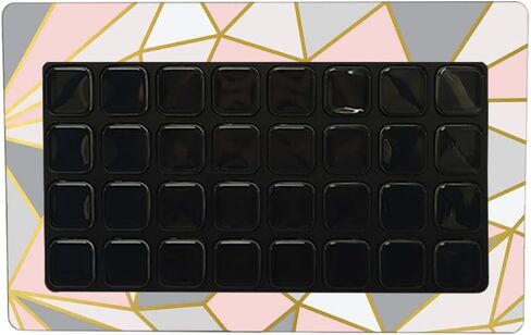 Mayyskins الجلد متوافق مع Elgato Stream Deck XL - Polygon الذهب الوردي | غلاف الالتفاف الواقي ، الدائم ، والفريد من نوعه | من السهل تطبيق وتغيير الأنماط | صنع في الولايات المتحدة in Saudi Arabia