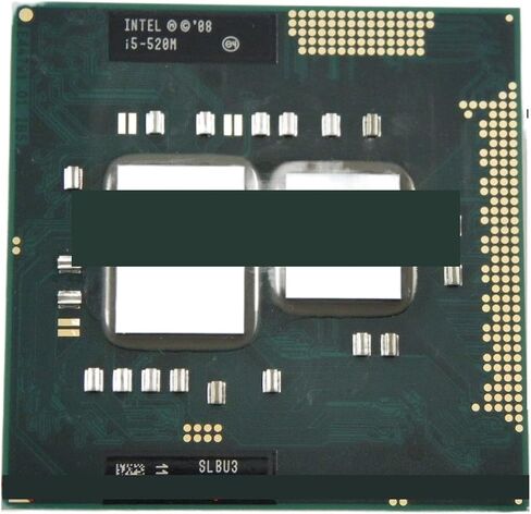 C I5 520M 2.40GHz I5-520M معالج ثنائي النواة PGA988 SLBU3 SLBNB Mobile CPU الكمبيوتر المحمول in Kuwait