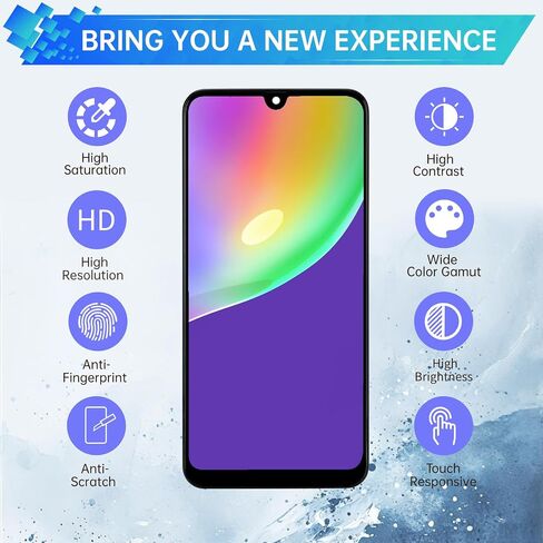 لاستبدال شاشة Samsung Galaxy A31 مع إطار شاشة LCD Displate Touch Digitizer التجميع الكامل وزر الجانبي أدوات مياه الاهتزازات إصلاح الزجاج مجموعة SM-A315F (A315F/DS A315G/DS) in Saudi Arabia