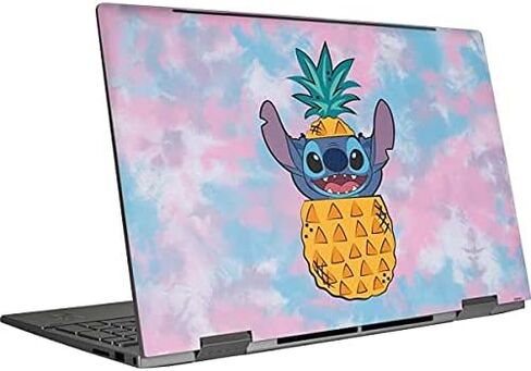 Skinit Decal Laptop Skin Compatible with HP Envy x360 Convertible 15-ed0047nr (2020) - Officially Licensed Disney Lilo and Stitch Dont Wake Me I Bite Design in Saudi Arabia