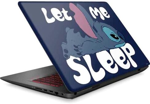 Skinit Decal Laptop Skin Compatible with Omen 15in - Officially Licensed Disney Lilo and Stitch Stitch and Scrump Design in Saudi Arabia