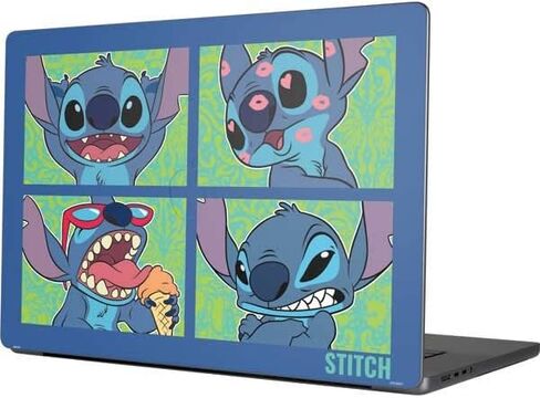 Skinit Decal Laptop Skin Compatible with MacBook Pro 16in (2021-25) - Officially Licensed Disney Lilo and Stitch Dont Wake Me I Bite Design in Saudi Arabia