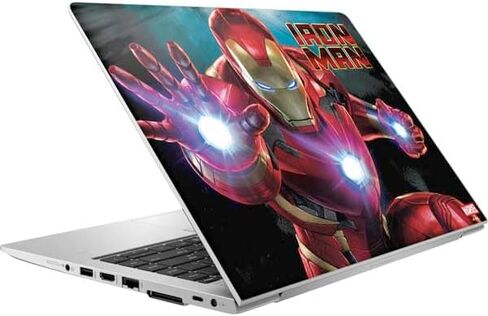 Skinit Decal Laptop Skin Compatible with HP Elitebook 840 G6 (2019) - Officially Licensed Marvel Avengers Assemble Iron Man Design in Saudi Arabia