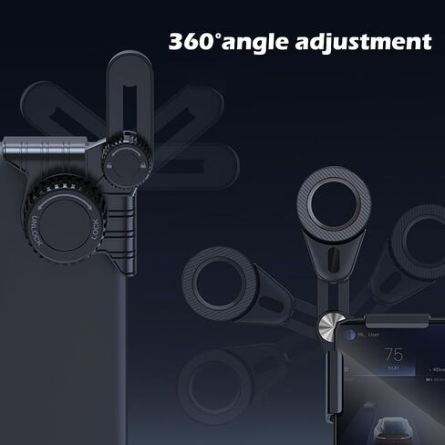 Tesla Phone Mount for Model Y/3 – Magnetic MagSafe Car Holder for iPhone – Dashboard Screen Cradle Accessories – Alloy Aluminum Mobile Mount for Tesla Phone Navigation in Saudi Arabia
