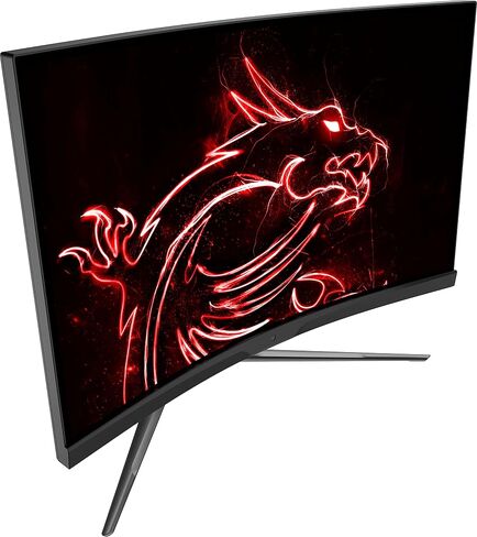 MSI QHD Anti-Glare 1Ms 2560 x 1440 Ultra Wide 165Hz معدل تحديث QHD جاهز USB/DP/HDMI Smart Headset Hanger FreeSync 27 "MAMING Curved Moniter (Optix MPG Artymis 273CQR) (متجدد) in Kuwait