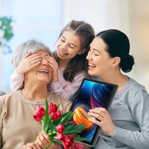 14.1 بوصة Android Tablet ، 2025 شاشة كبيرة شاشة مع شاشة IPS 1080p IPS FHD ، RAM 6GB ، ROM128GB ، 1TB توسيع ، WIFI 5 ، 8 CORE CPU ، 10000 MAH 10+ساعات بطارية ، رمادي الفضاء in Kuwait