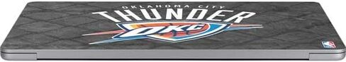 Skinit Skinit Lastop Skin Compatible مع MacBook Air 13in M4 (2025) - NBA Oklahoma City Thunder مرخص رسميًا - تصميم أورانج in Kuwait