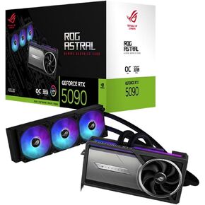 ASUS GeForce RTX 5090 Astral LC Overclocked Liquid Cooled 32GB GDDR7 PCIe 5.0 Graphics Card, 7680 x 4320 Maximum Resolution, Full Height, Triple Slot in Kuwait