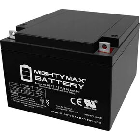 Mighty Max Battery ML26-12 12V 26AH استبدال بطارية UB12260-ER in Kuwait
