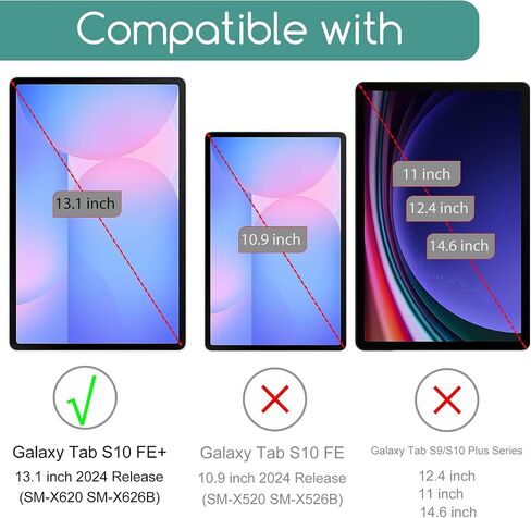 KEANBOLL 2 Pack Blue Light Blocking Screen Protector for 2025 New Samsung Galaxy Tab S10 FE + (13.1 Inch) (SM-X620/SM-X626B), Anti Blue Light Anti Glare (Matte) Shield in Saudi Arabia