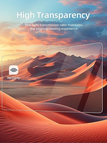 واقي الشاشة لـ TABWEE T80 Android 15 Tablet 10.5 بوصة ، فيلم زجاجي مقاوم للخدش HD لحماية Tabwee T80 إسقاط ، حساس اللمس ، مضاد للأصهر ، 2 عبوة. in Kuwait