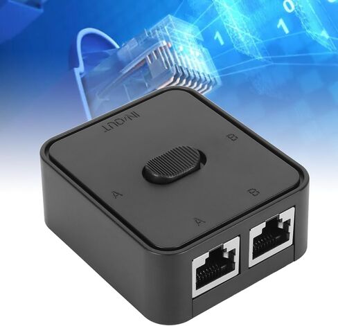 GOWENIC 1 in 2 Out 2 in 1 Out Gigabit PoE Extender, 2 Ports Gigabit Network Switch, RJ45 Splitter Selector Switch, 2 Port PoE Repeater, Cat 5 Cat 5e Cat 6 Cat 7 PoE Extender Switch GOWENIC7o0n1pcrxe in Saudi Arabia