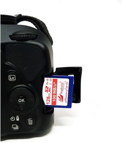 بطاقة ذاكرة 128GB U3 SDXC لكاميرات Canon PowerShot V10 in Kuwait