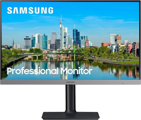 Samsung FT650 Series 24 بوصة FHD 1080p شاشة الكمبيوتر ، 75 هرتز ، لوحة IPS ، HDMI ، محور USB ، موقف قابل للتعديل ، 3 سنوات wrnty (LF24T650Fynxgo) in Saudi Arabia